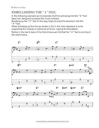 jazz bass tab basstab.net constructing walking jazz bass lines the blues in 12 keys bass tab edition ex 1